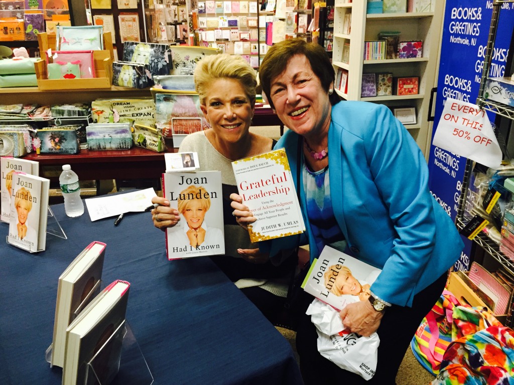 Judy with Joan Lunden