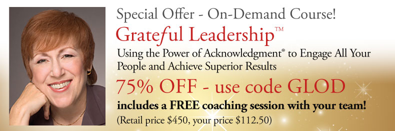 Save 75% on the Grateful Leadership On-Demand Course